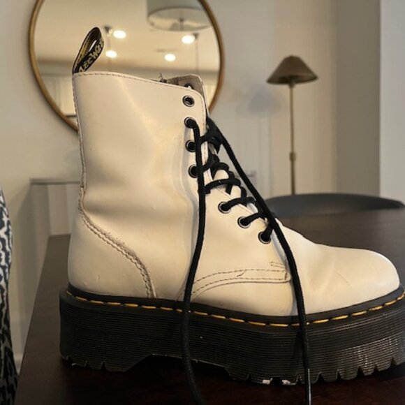 JADON BOOT SMOOTH LEATHER PLATFORMS - Picture 1 of 2